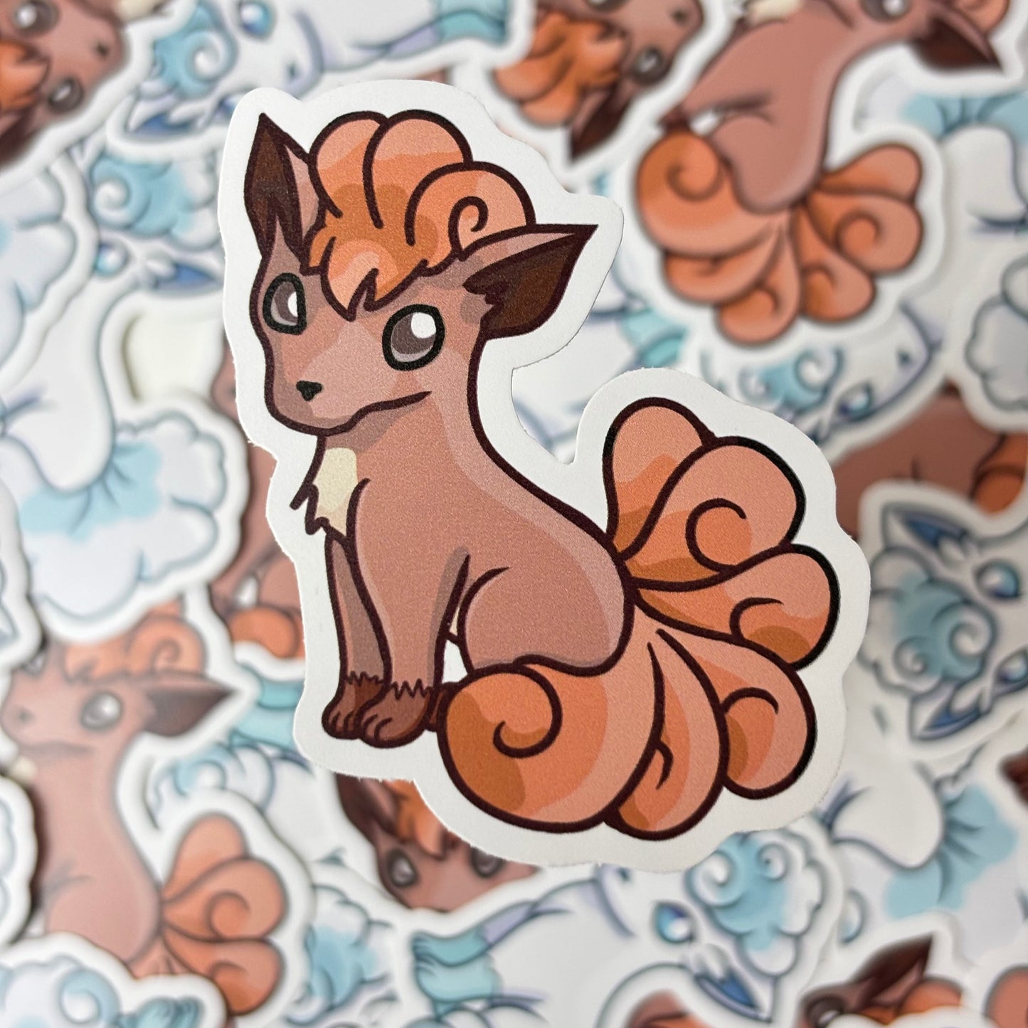 Five Tail Fox Vinyl Stickers