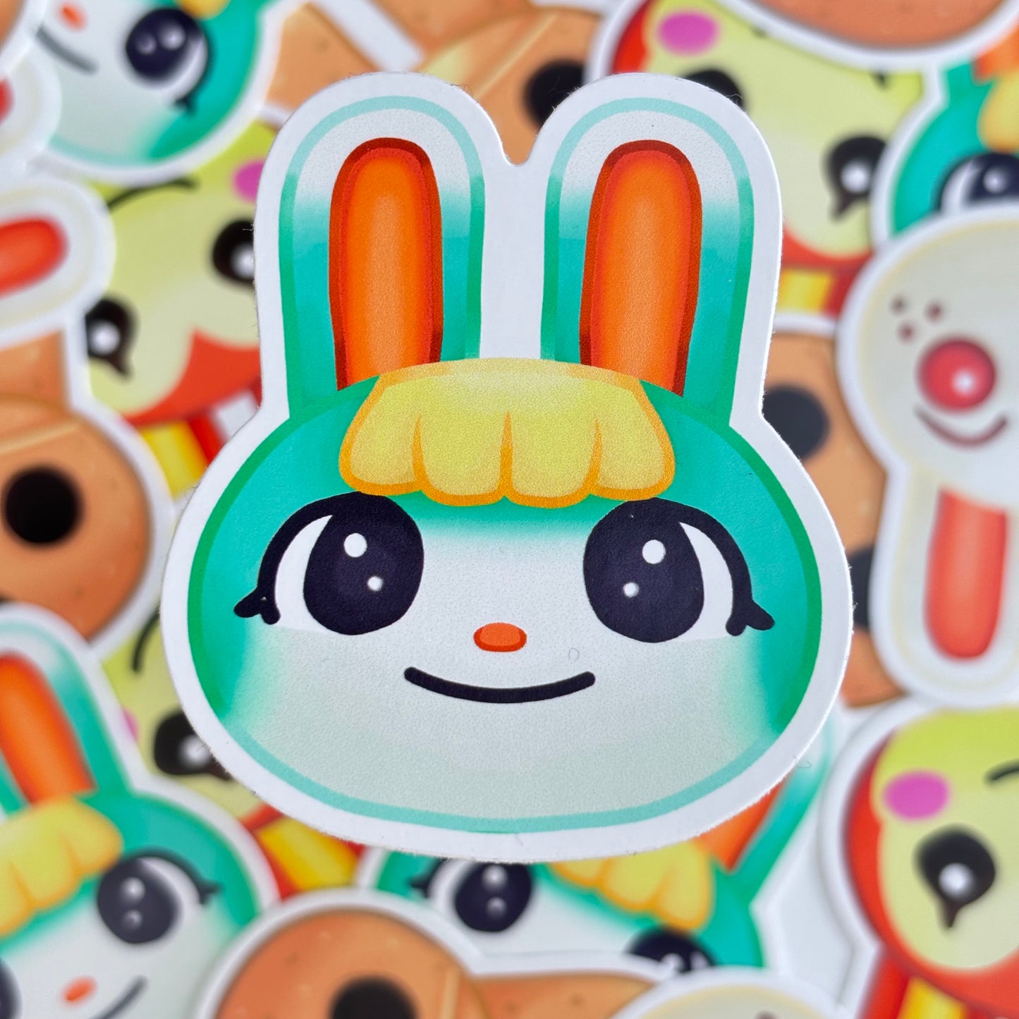 Bunny Villagers Vinyl Sticker