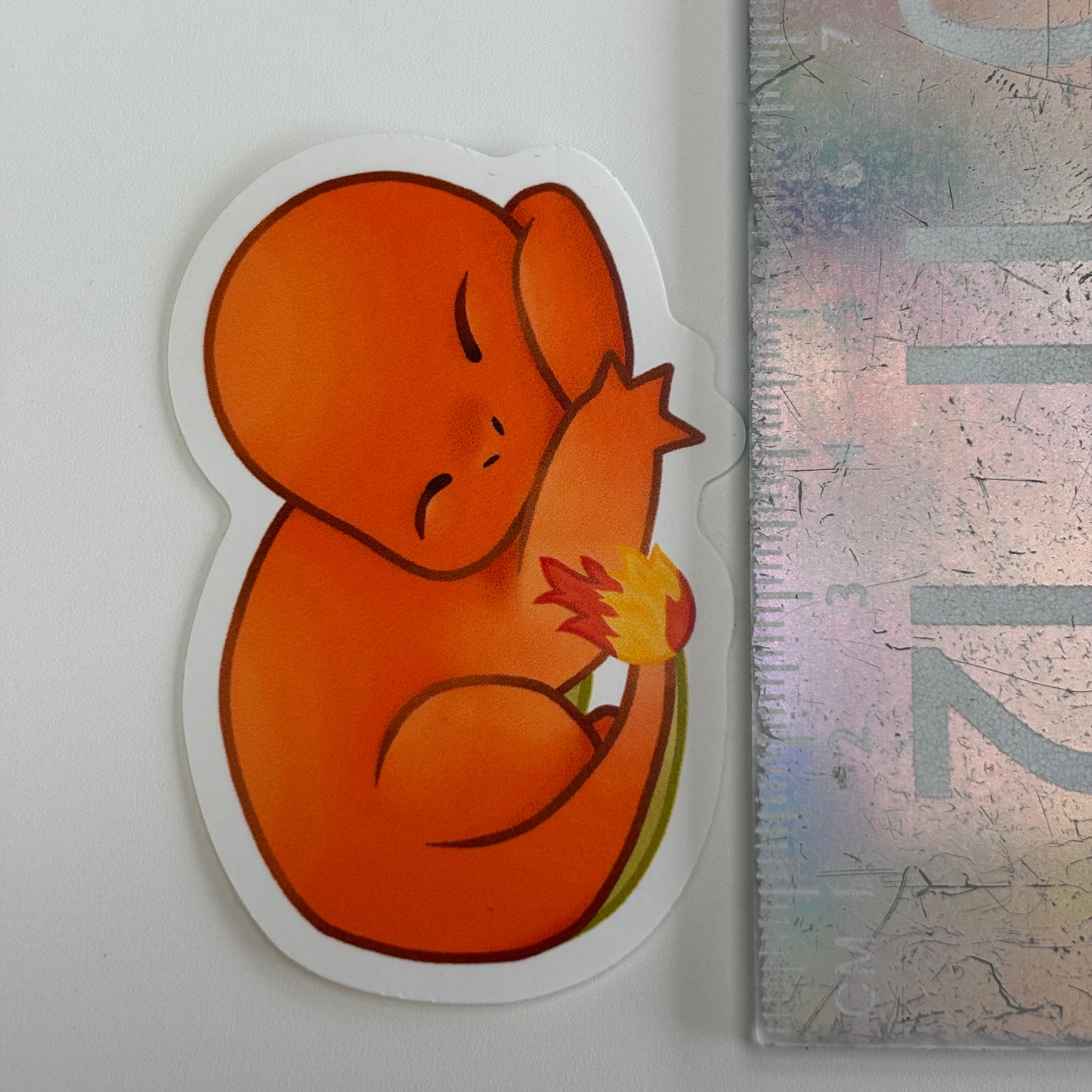 Sleepy Fire Starter Vinyl Sticker