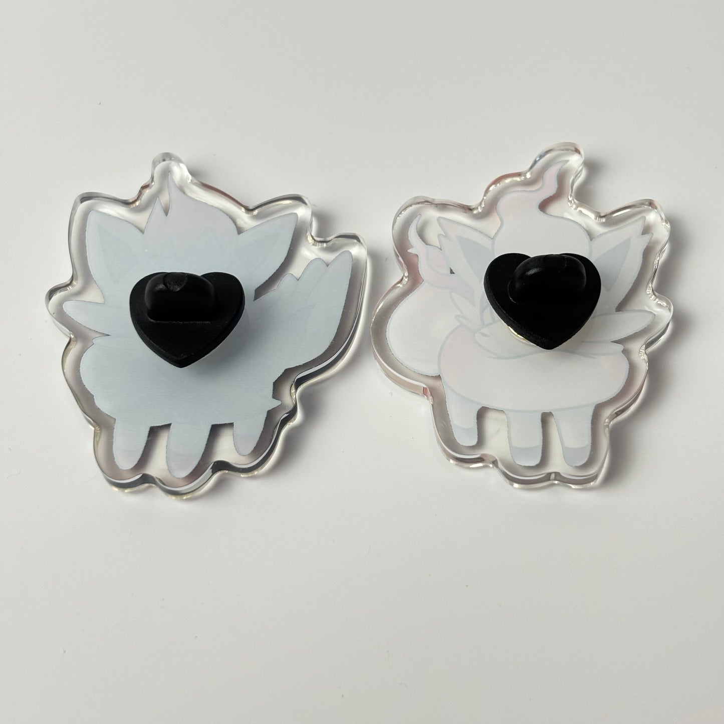 Spooky Foxes Acrylic Pins