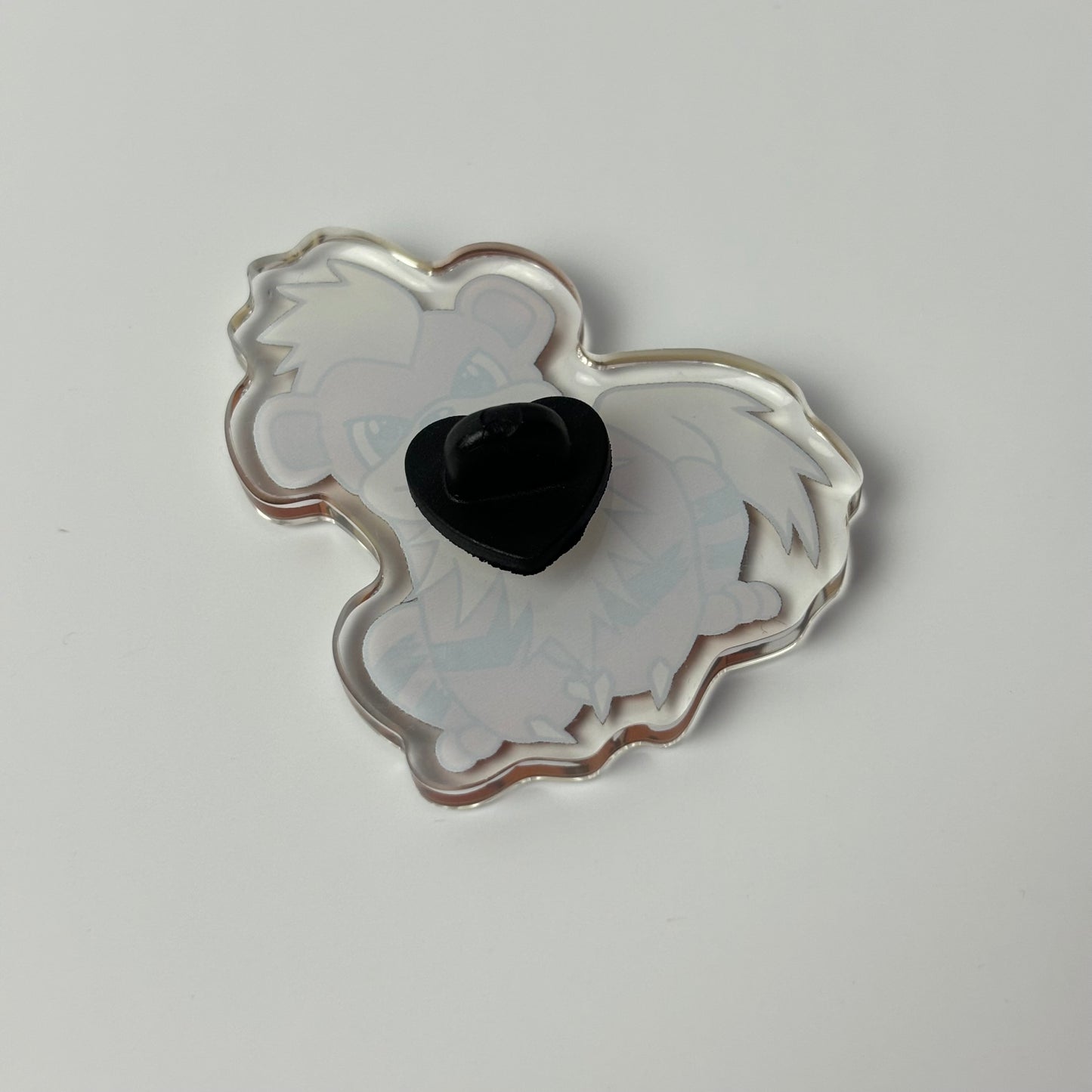 Fire Dog Acrylic Pin