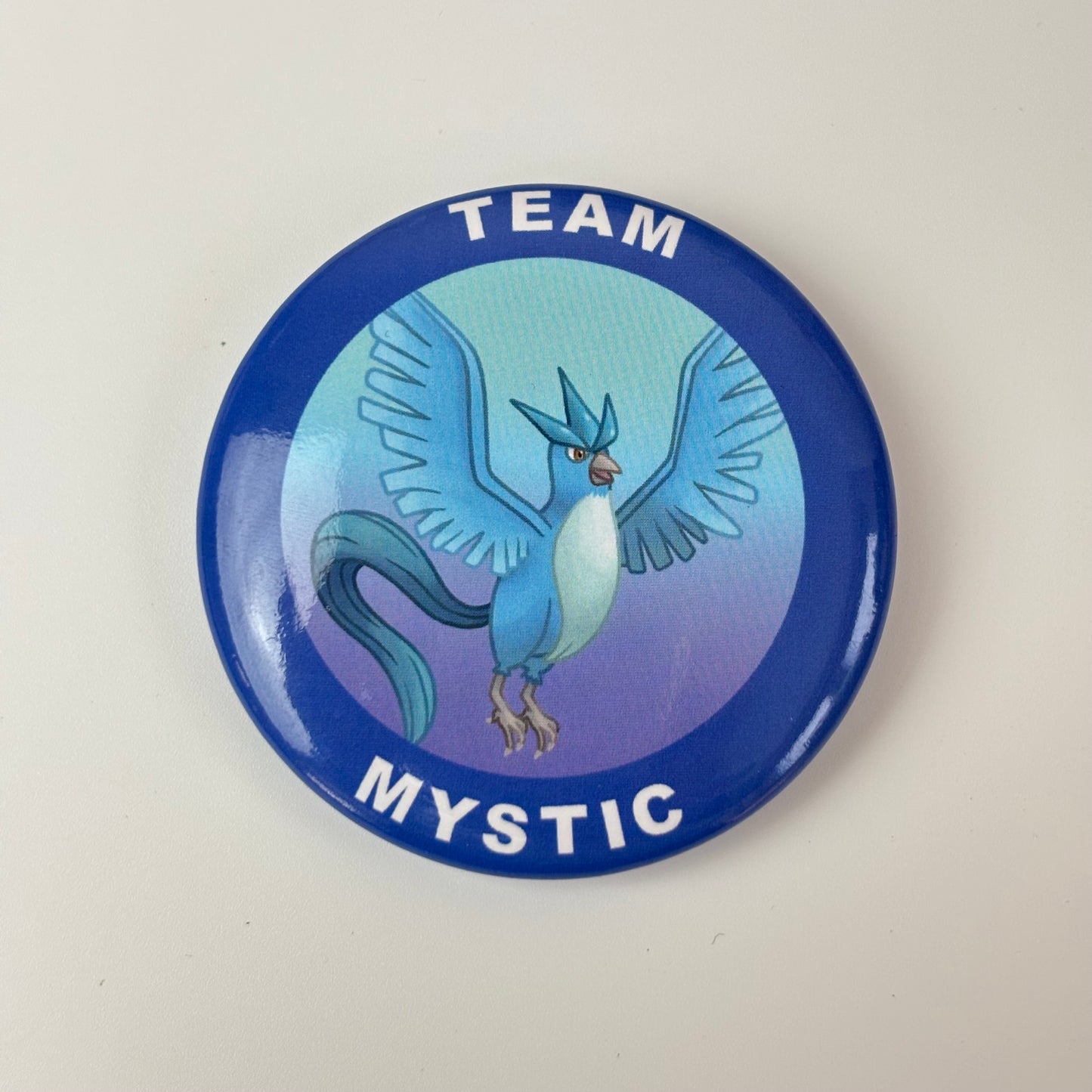 Go Team Pin Button Badges