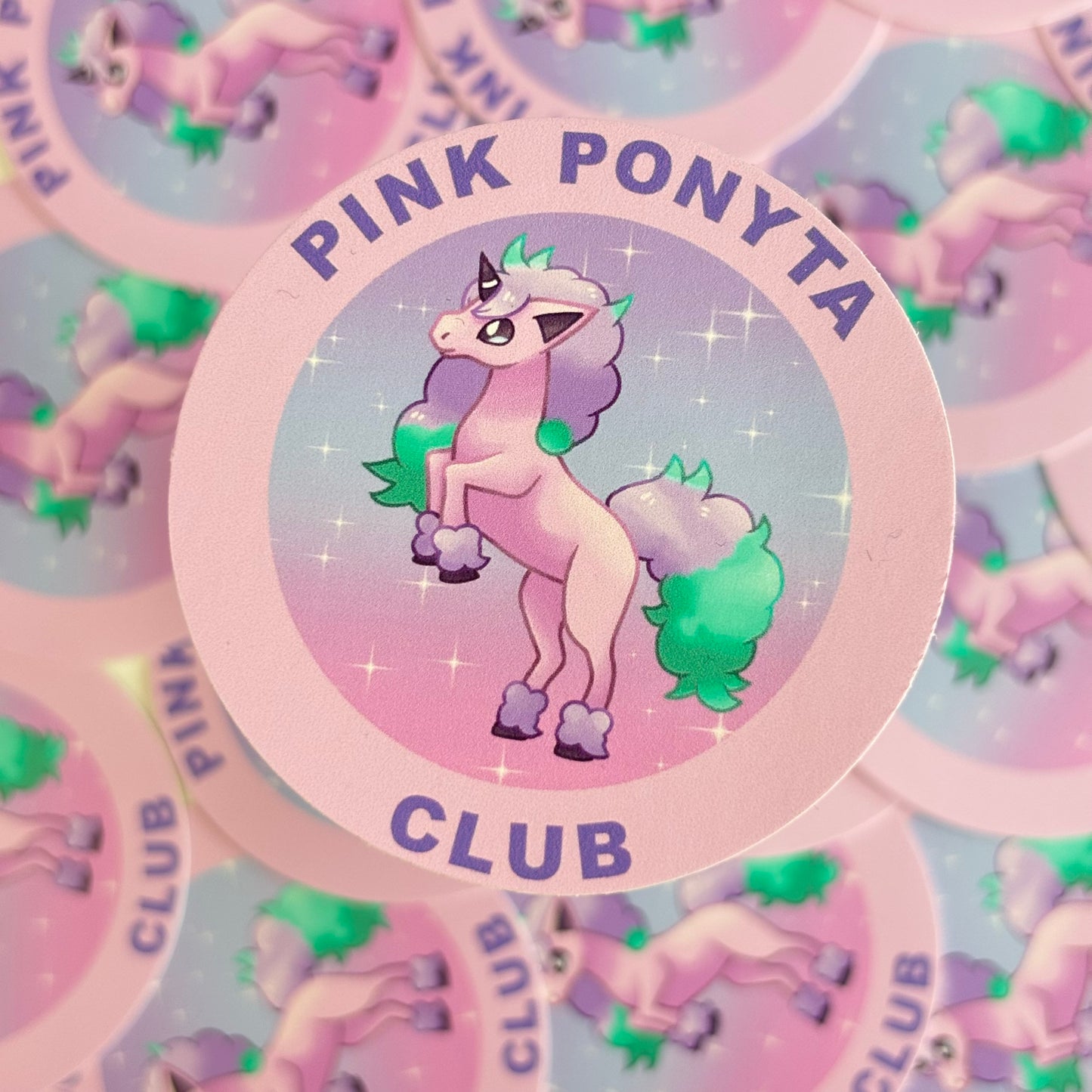 Pony Club Vinyl Sticker