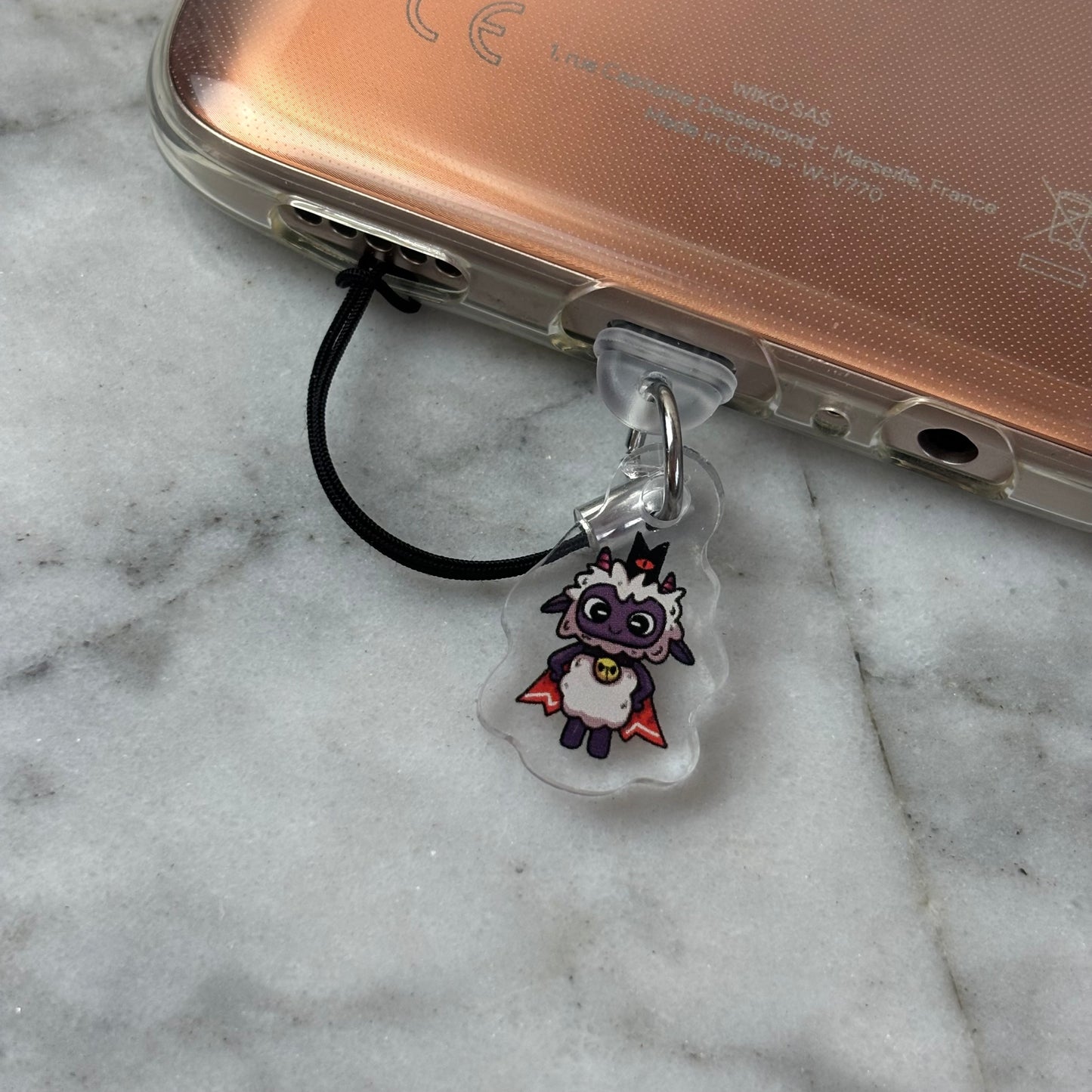 Lamb Acrylic Phone Charms