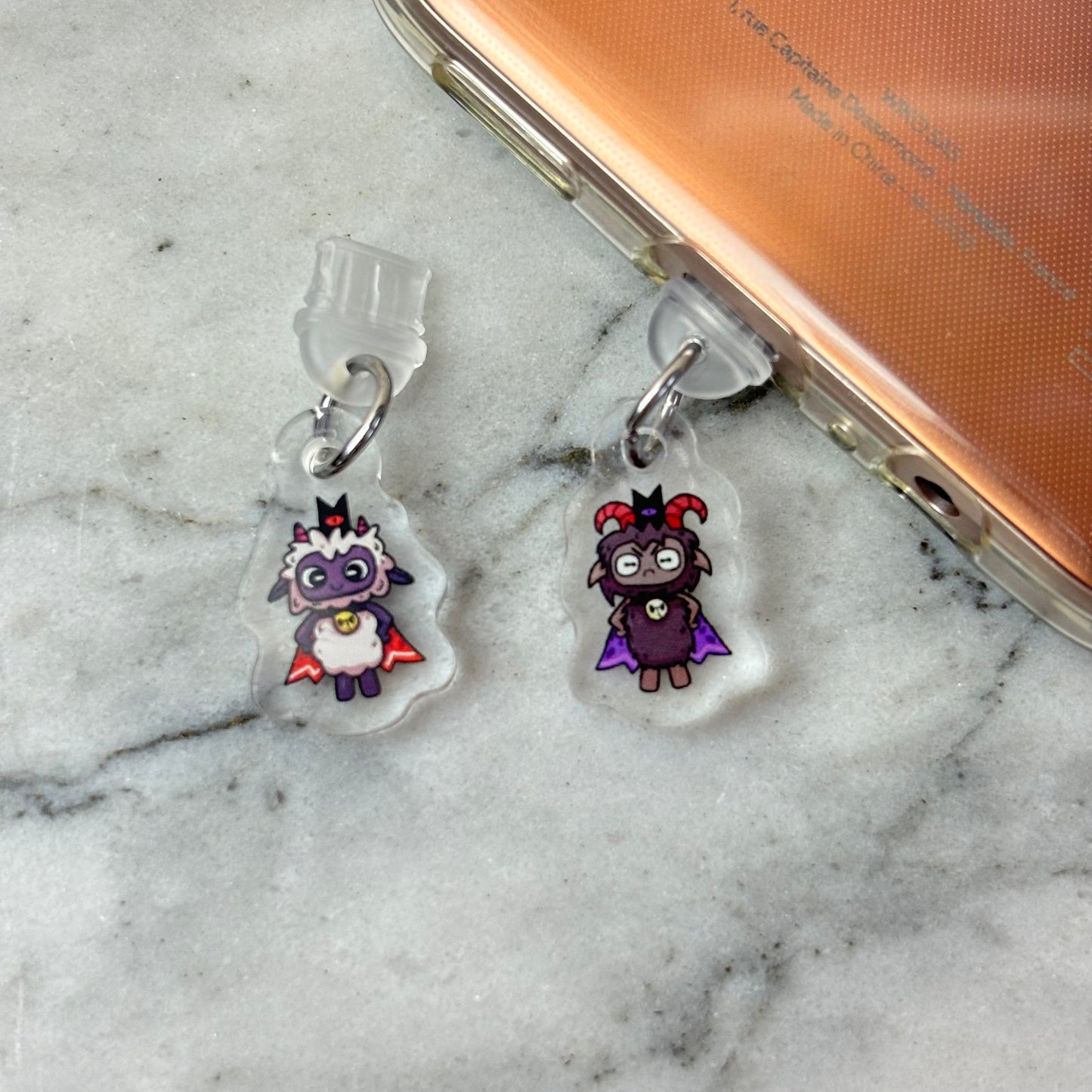 Lamb Acrylic Phone Charms