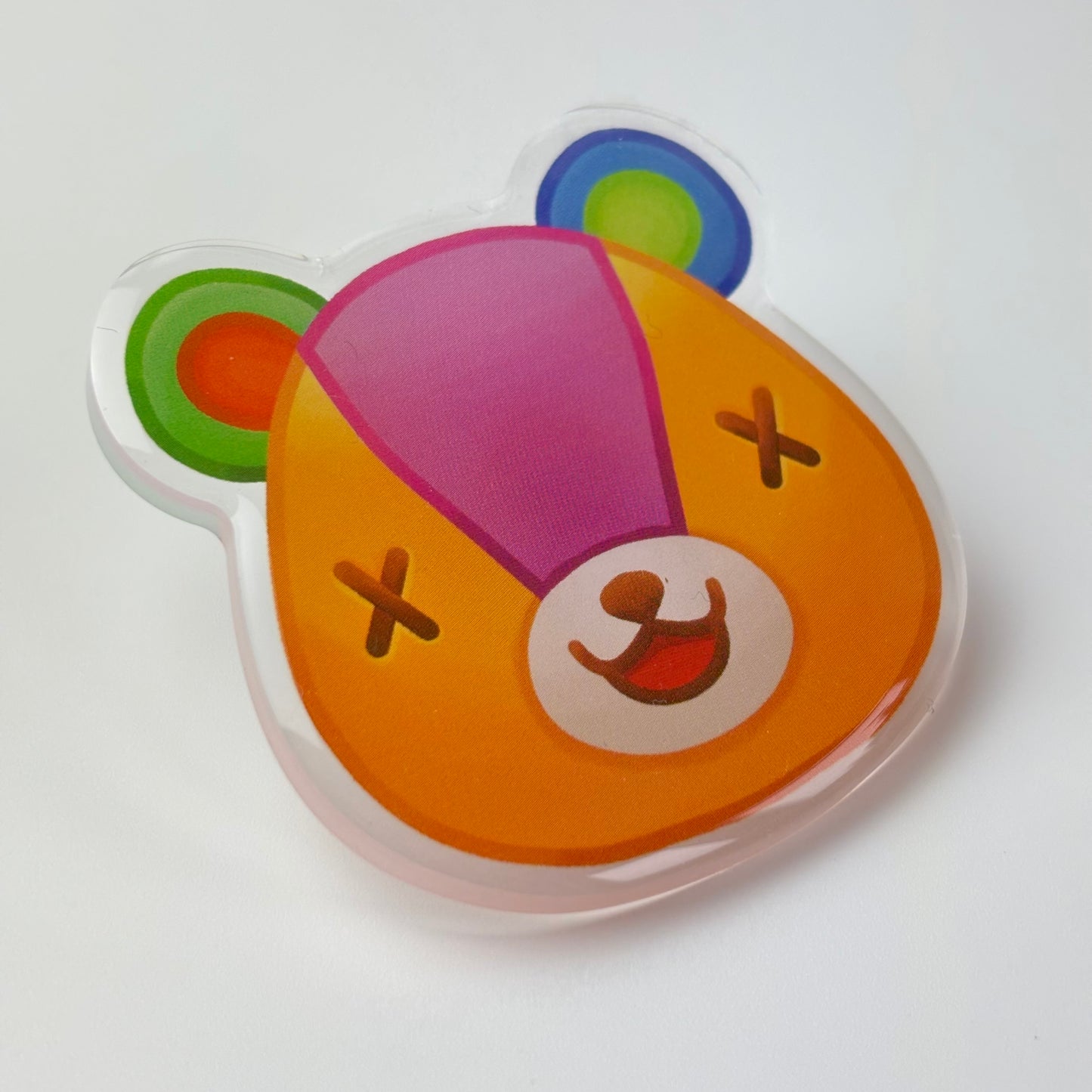 Bear Villager Acrylic Pins