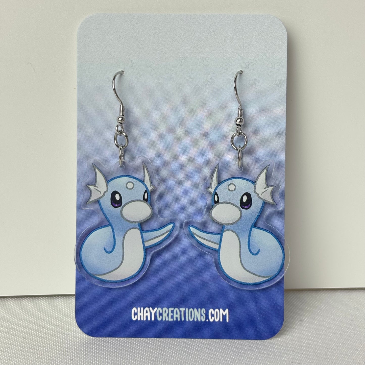 Wiggly Dragon Earrings
