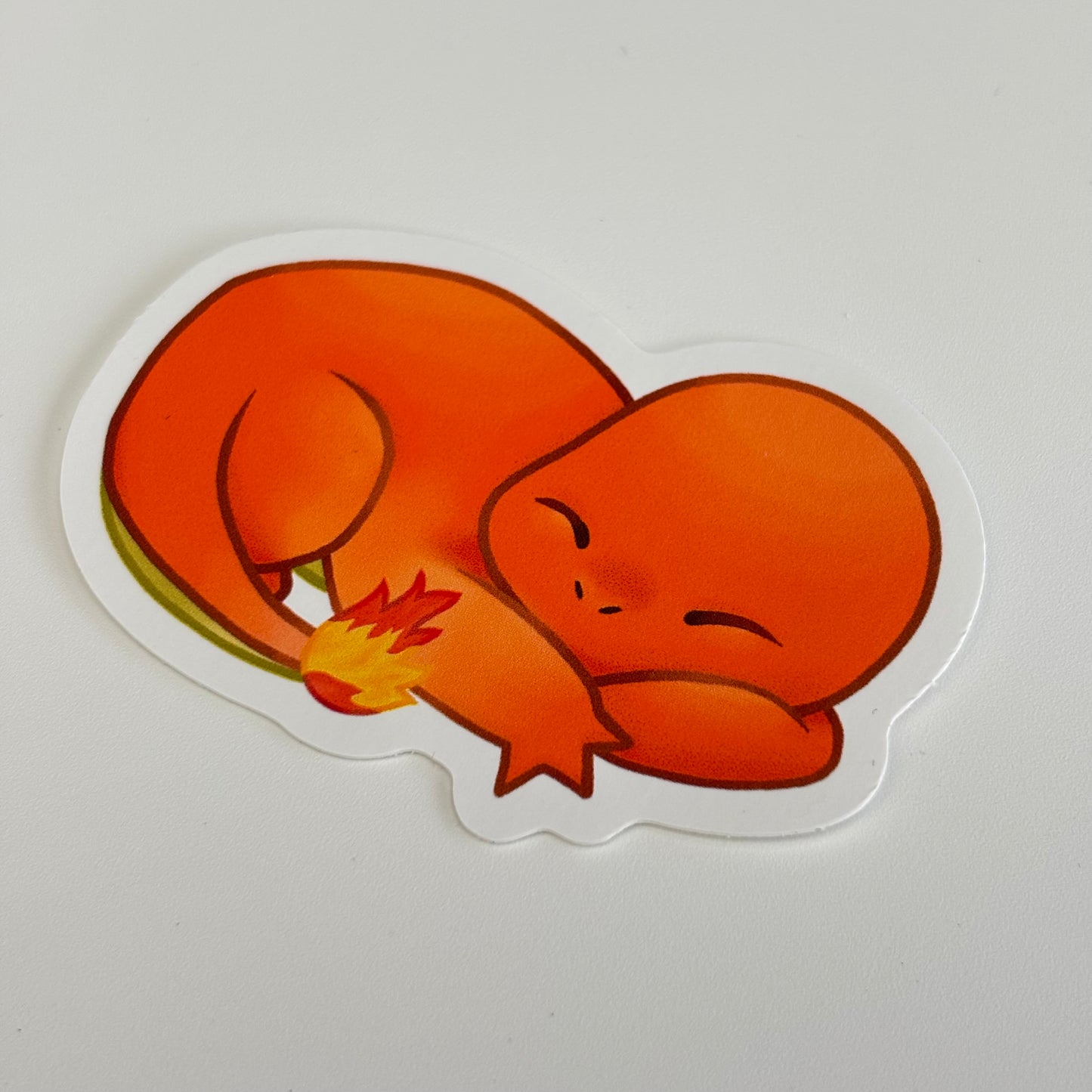 Sleepy Fire Starter Vinyl Sticker