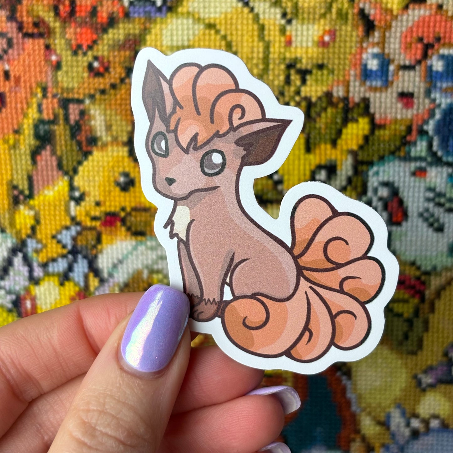 Five Tail Fox Vinyl Stickers