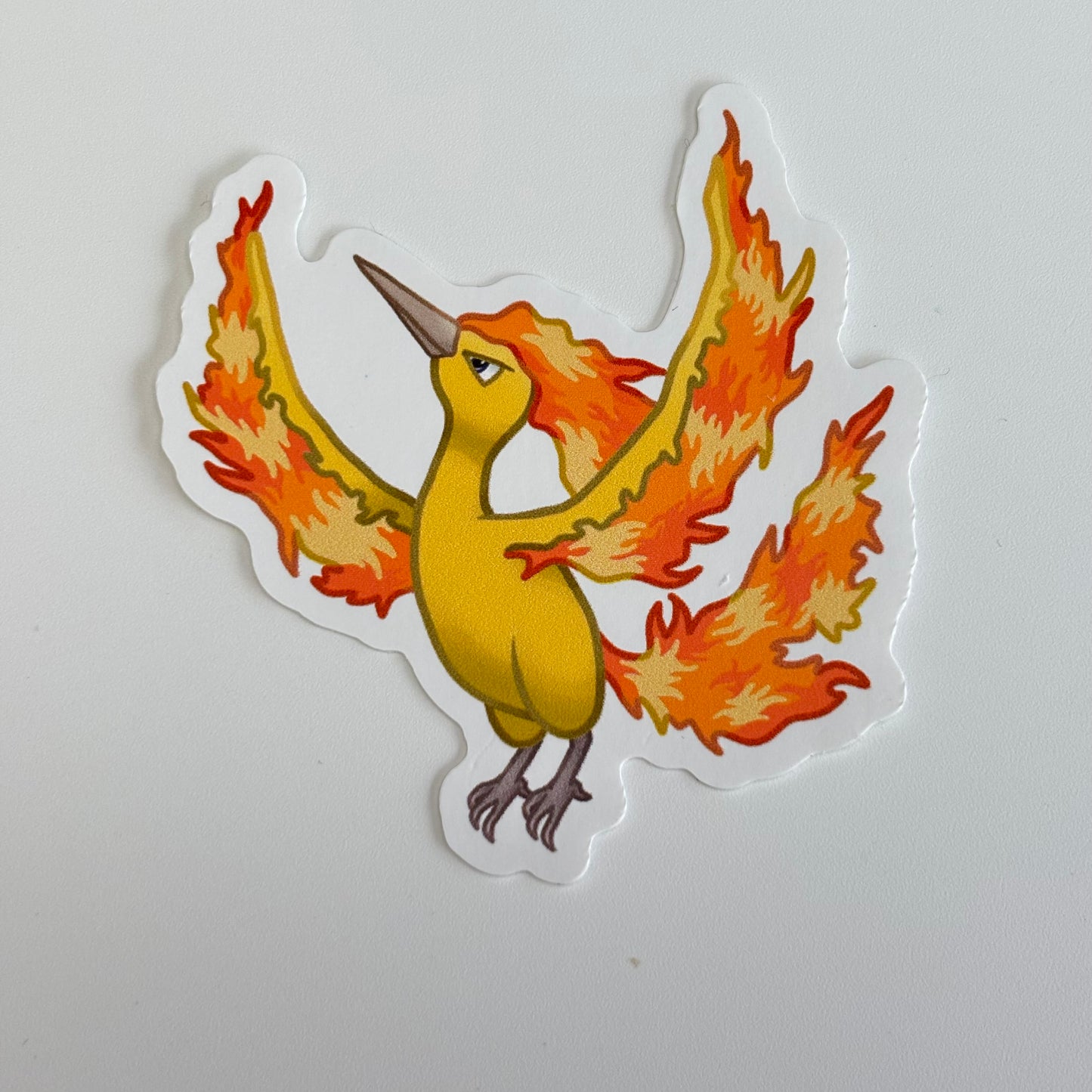 Fire Legendary Bird Vinyl Sticker