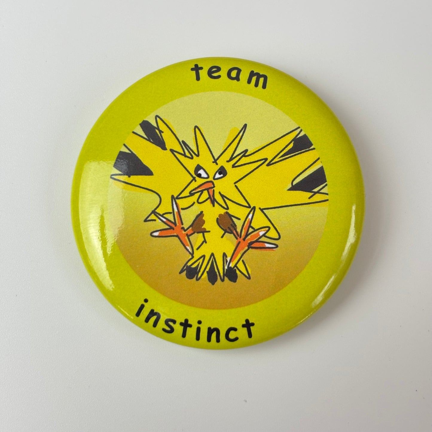 Go Team Pin Button Badges