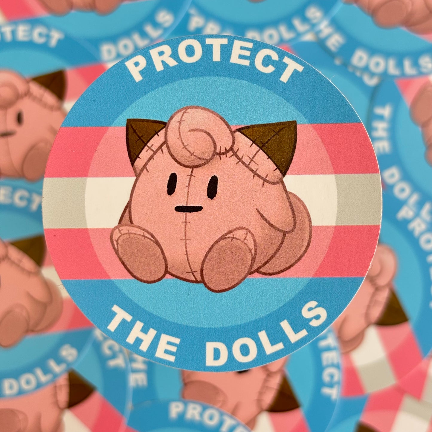 Protect the Dolls Vinyl Sticker
