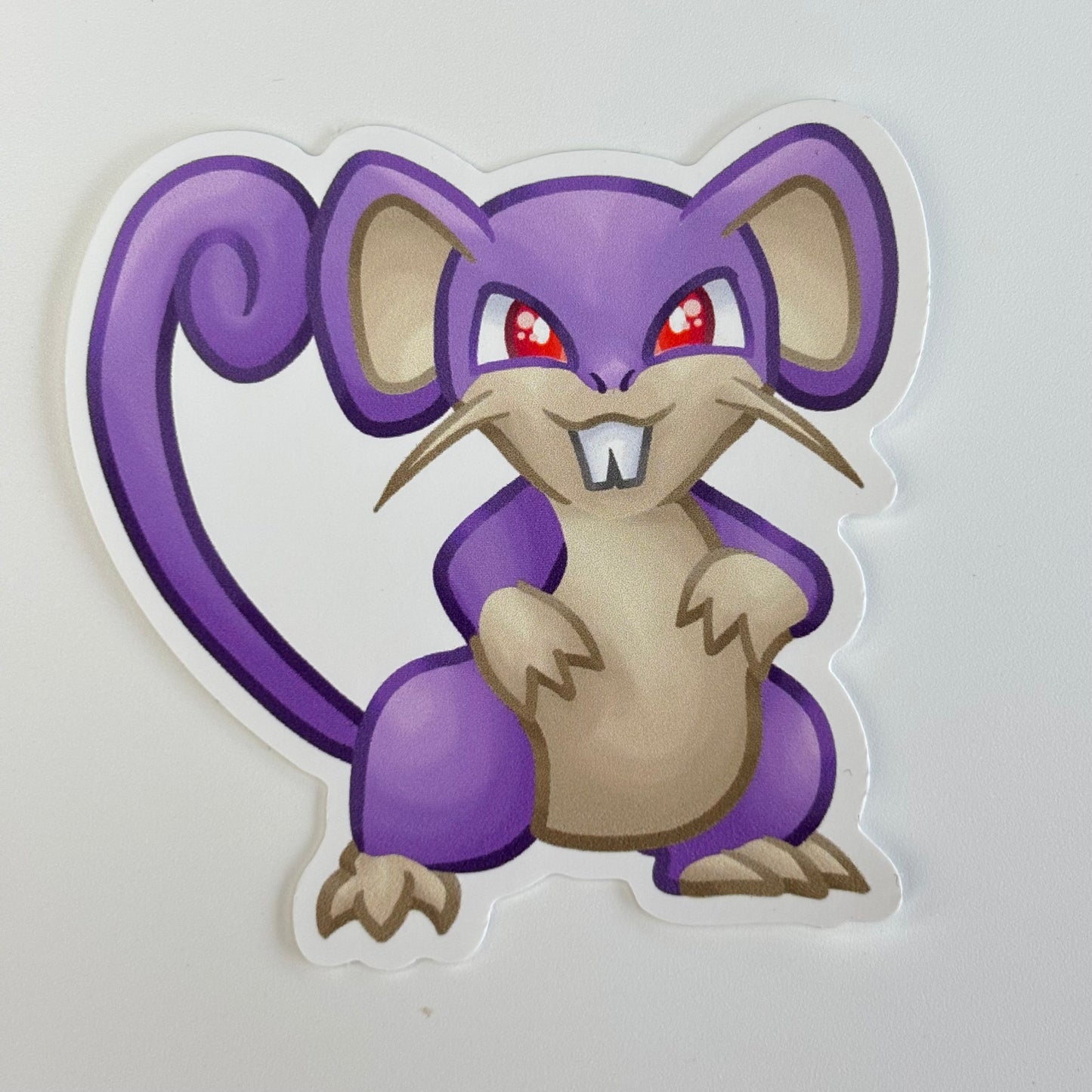 Purple Rat Vinyl Sticker