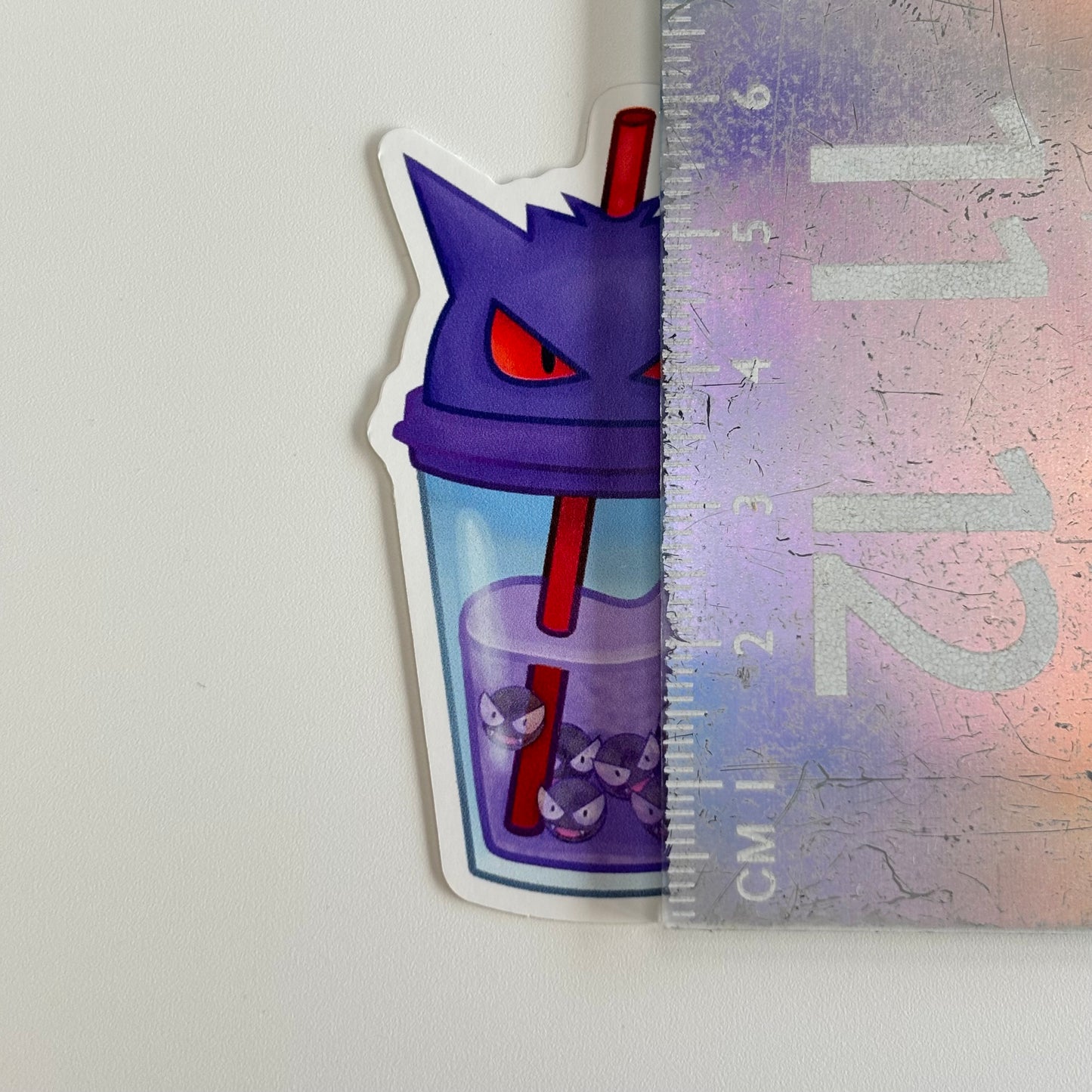Ghost Bubble Tea Matte Vinyl Sticker