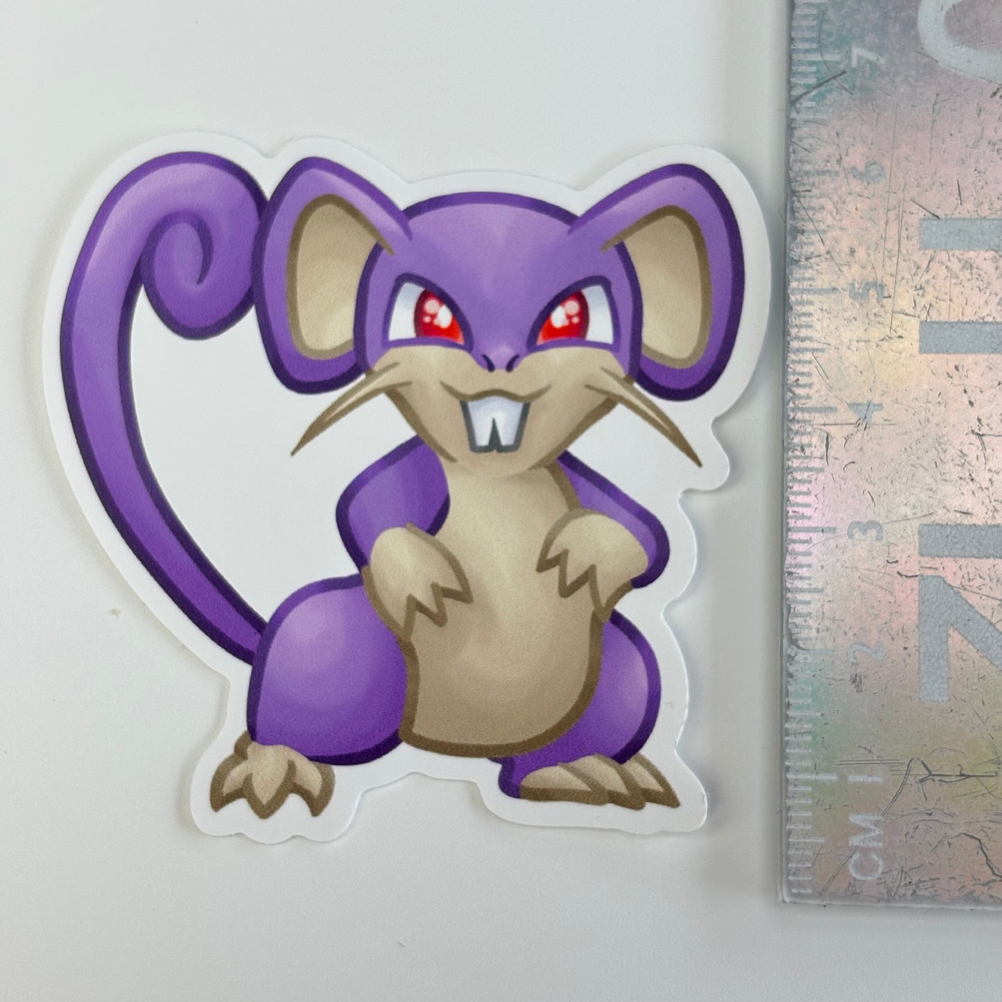 Purple Rat Vinyl Sticker