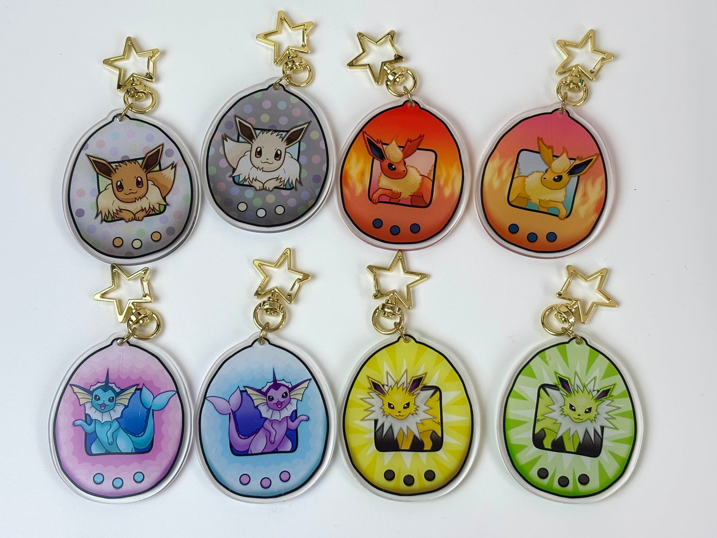 Evolutions Tamagotchi Acrylic Charm