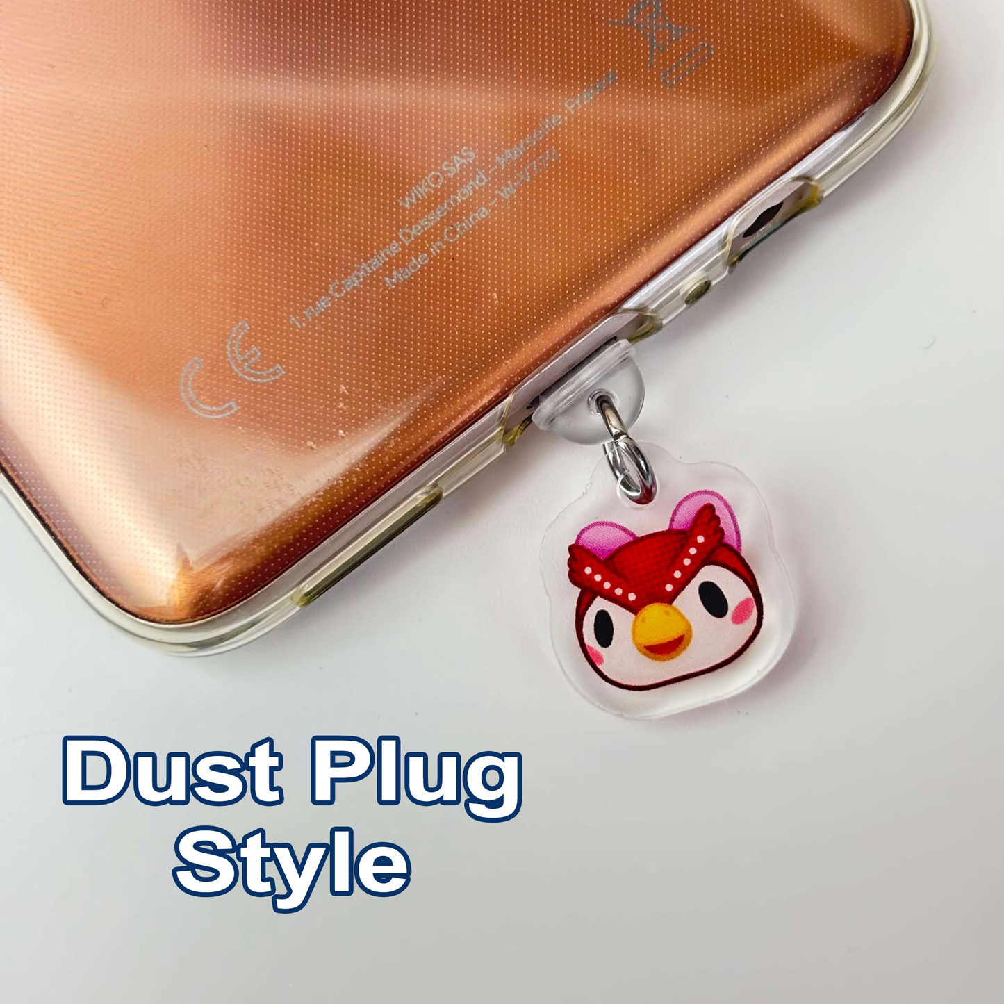 Grub Acrylic Phone Charms