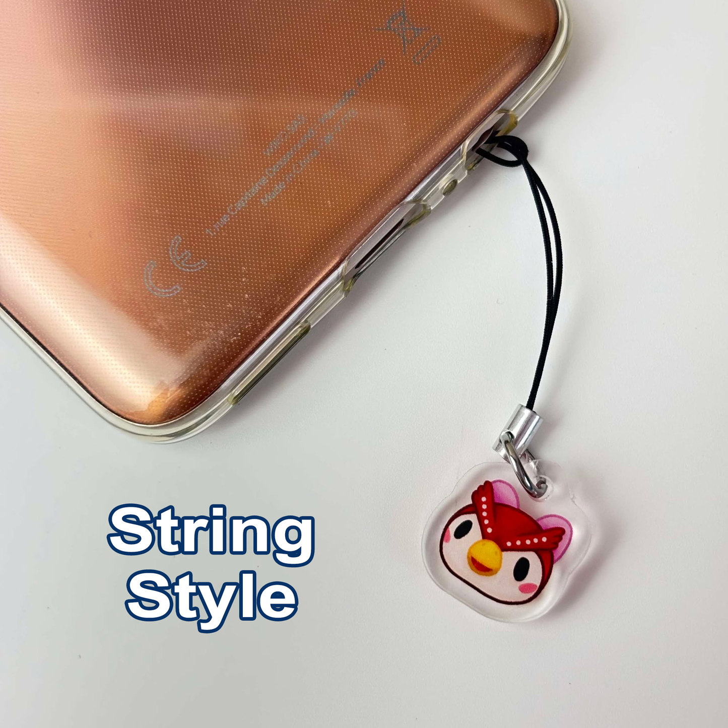 Grub Acrylic Phone Charms