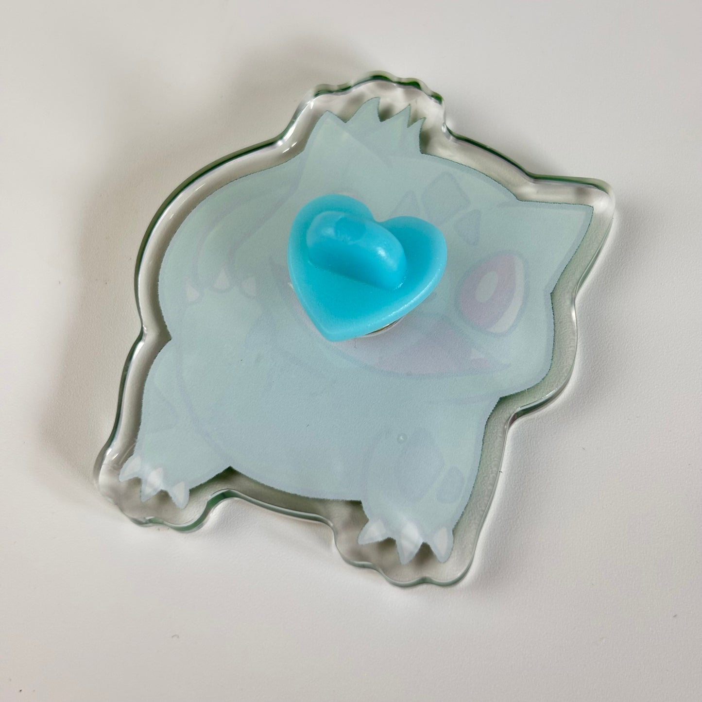 Bulb Dino Acrylic Pin