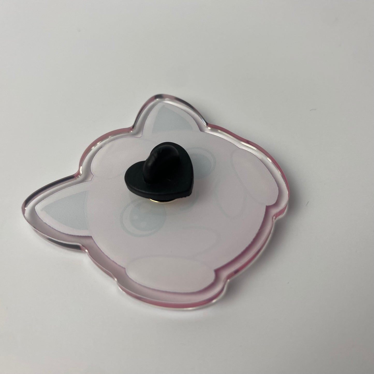 Pink Ball Acrylic Pin