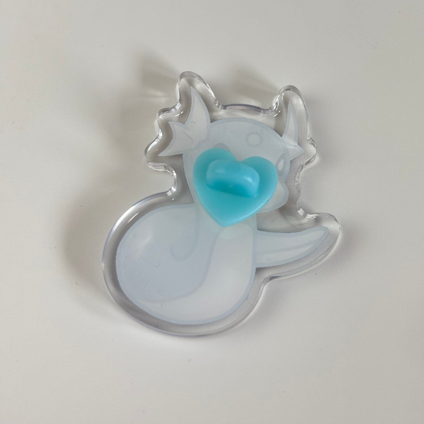 Wiggly Dragon Acrylic Pin