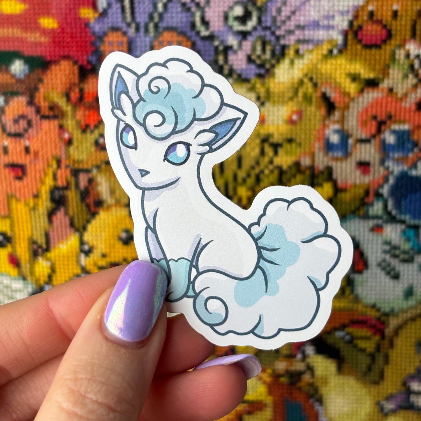 Five Tail Fox Vinyl Stickers