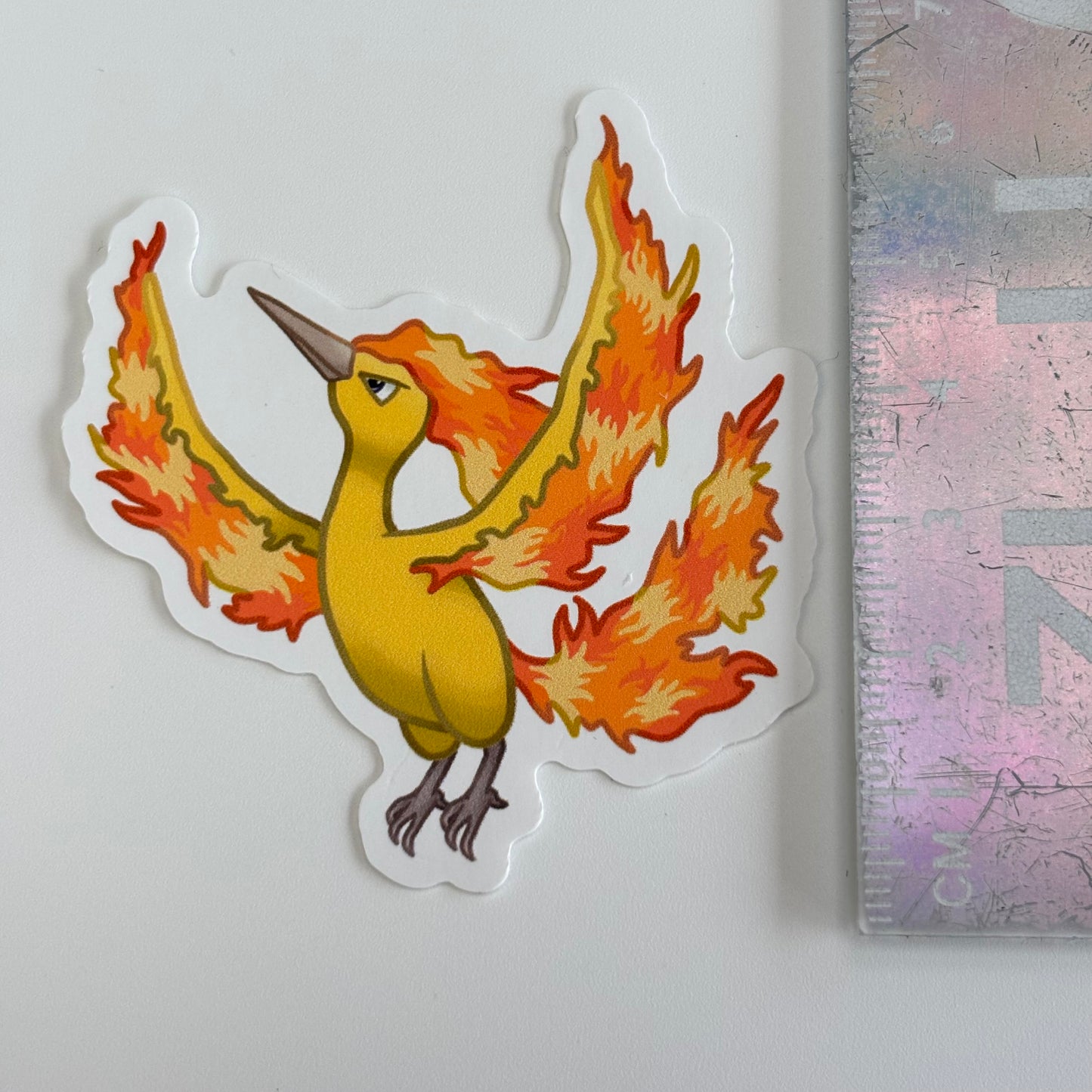 Fire Legendary Bird Vinyl Sticker