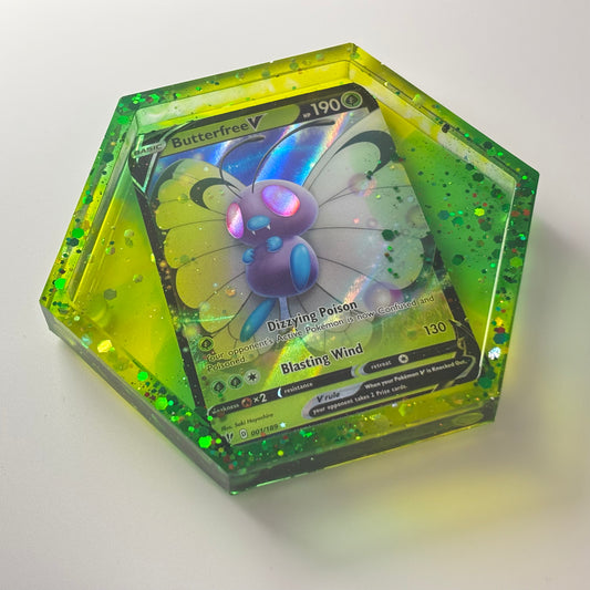 Butterfree Trading Card Drinks Coaster