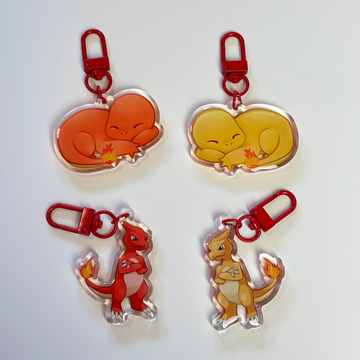 Double Sided Acrylic Charm Keychains