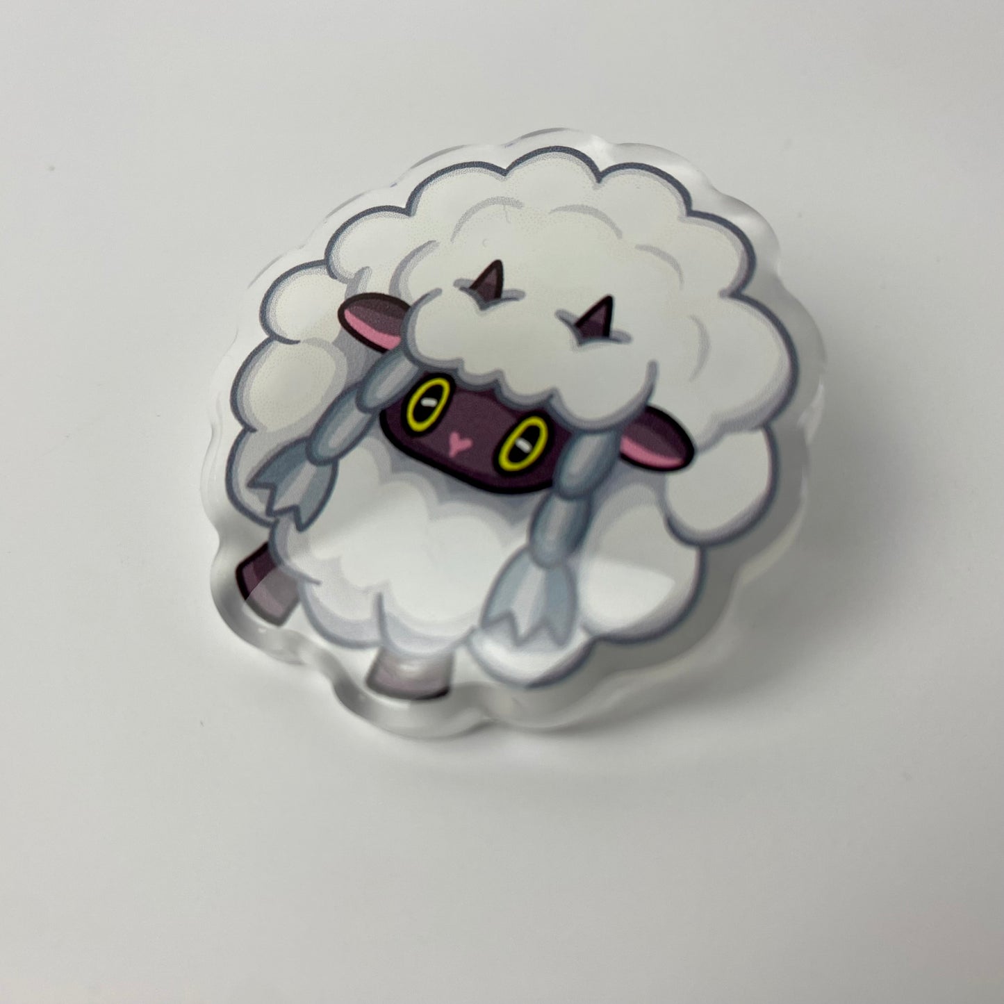 Round Sheep Acrylic Pin