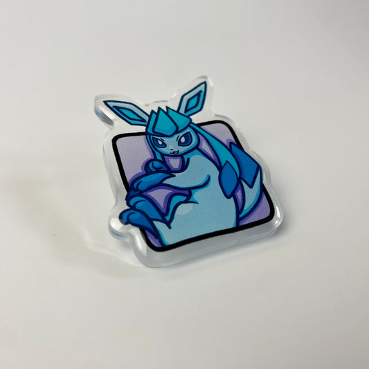 Ice Evolution Acrylic Pin