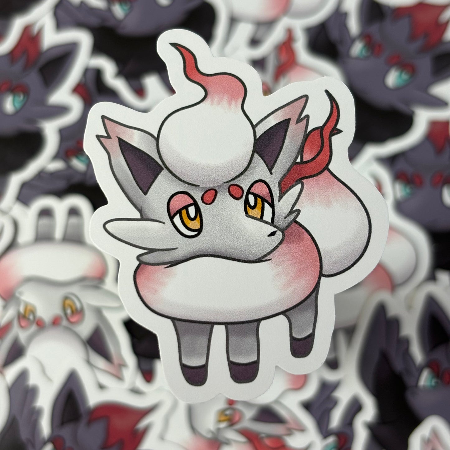 Spooky Fox Vinyl Stickers