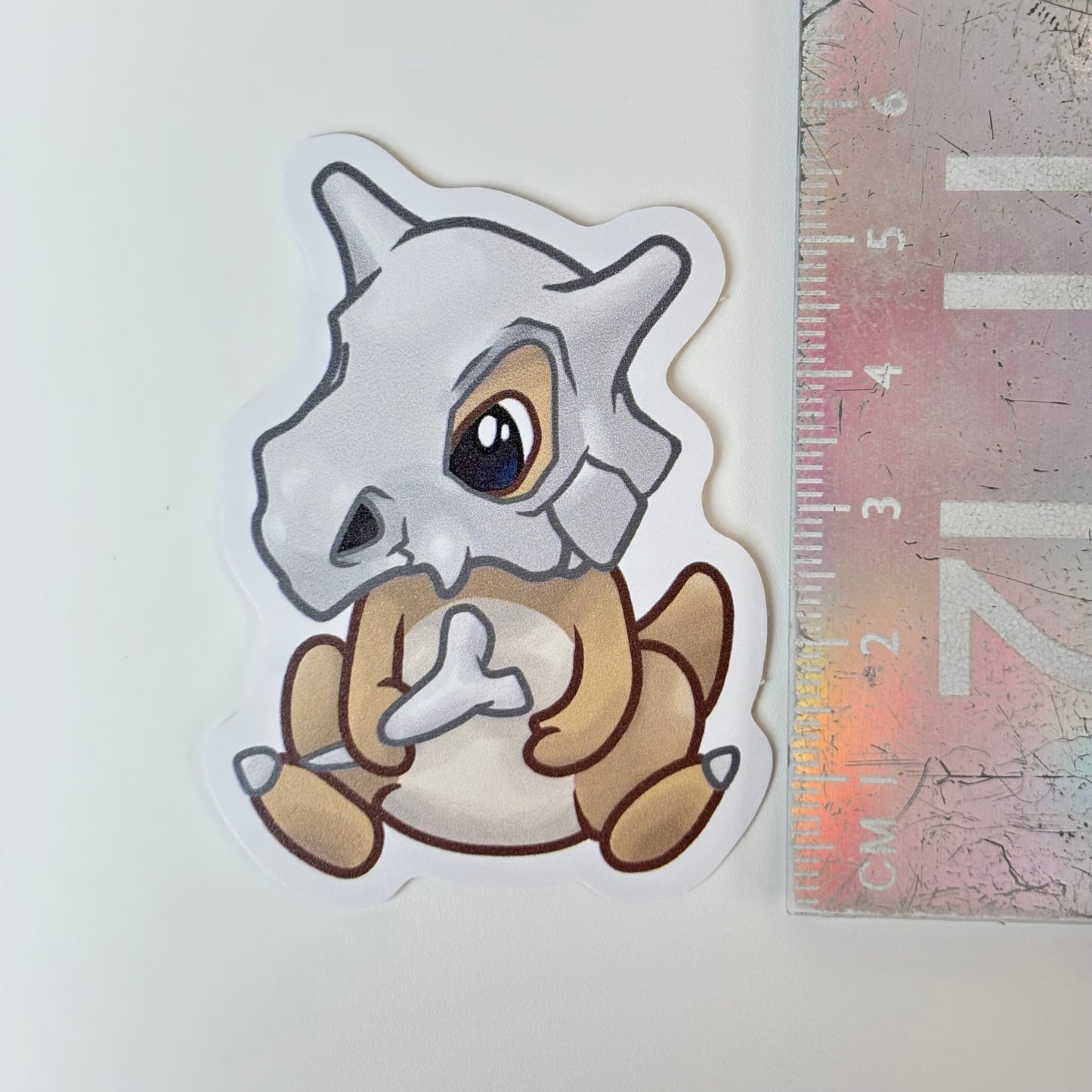 Skull Head Vinyl Sticker