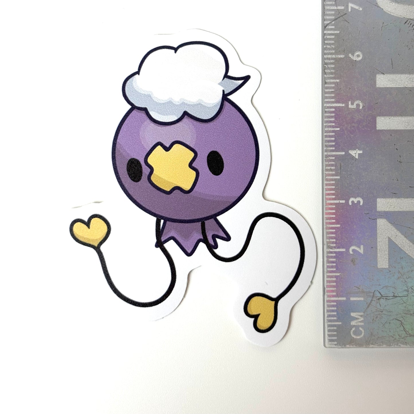 Ghost Balloon Vinyl Sticker