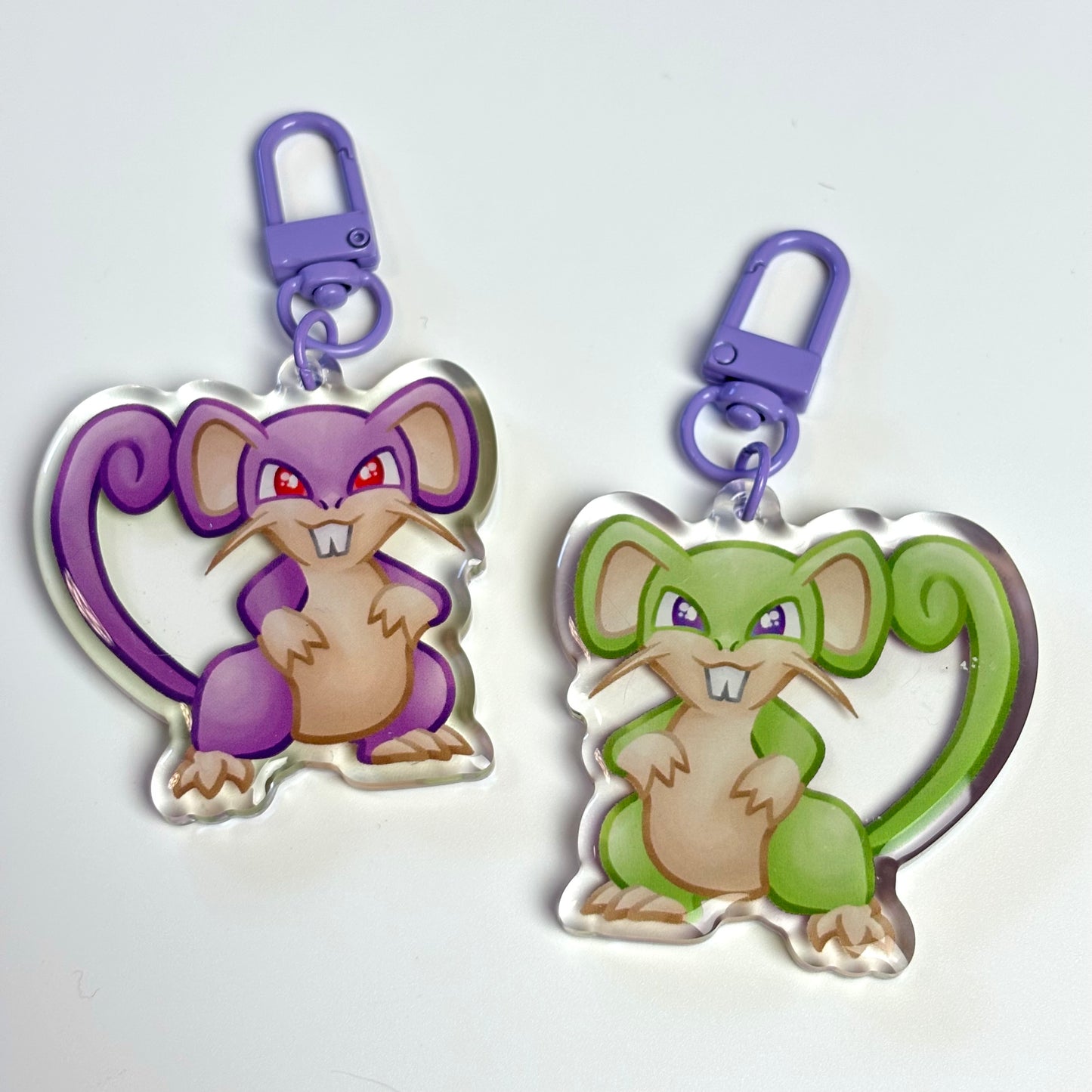 Double Sided Acrylic Charm Keychains