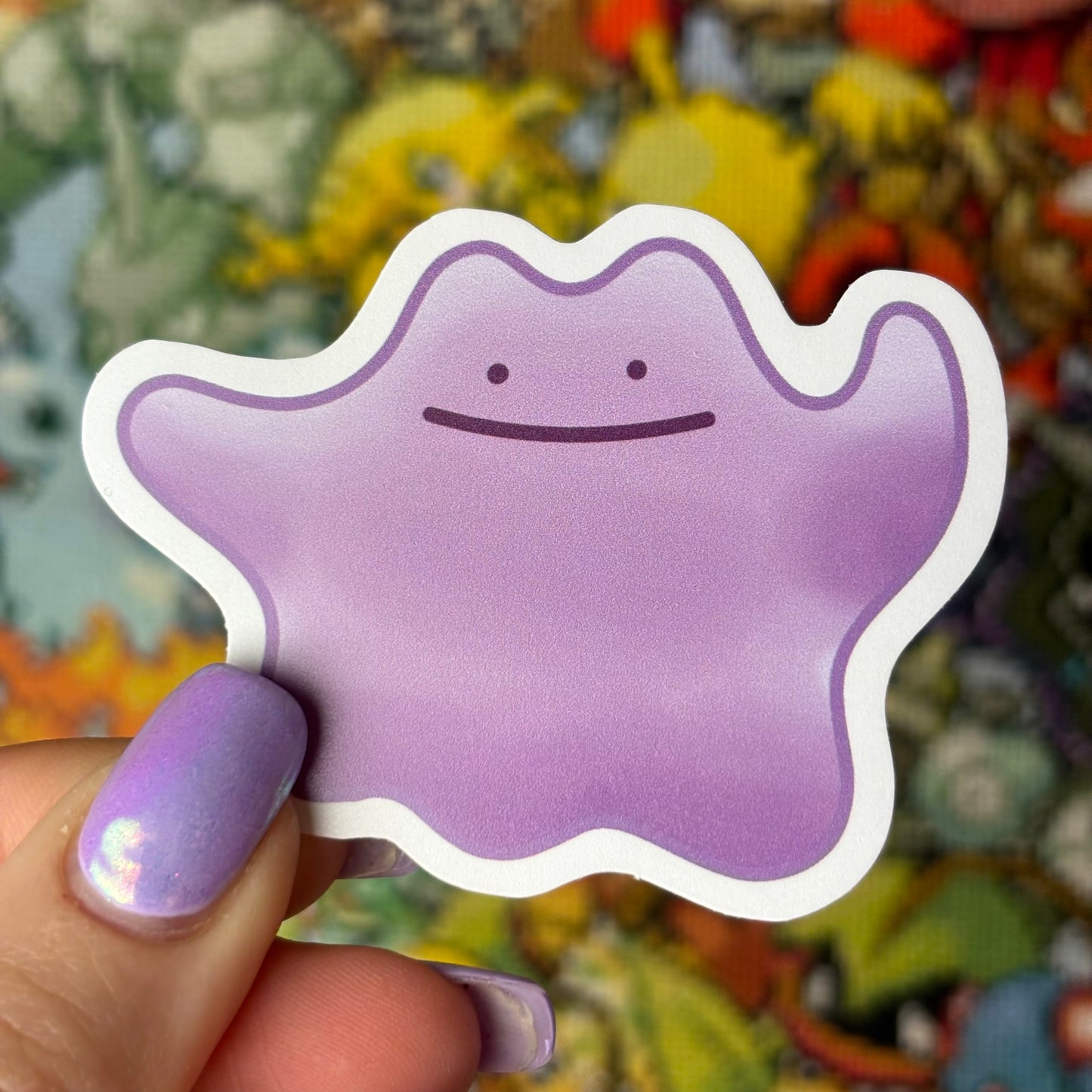 Transforming Blob Vinyl Sticker
