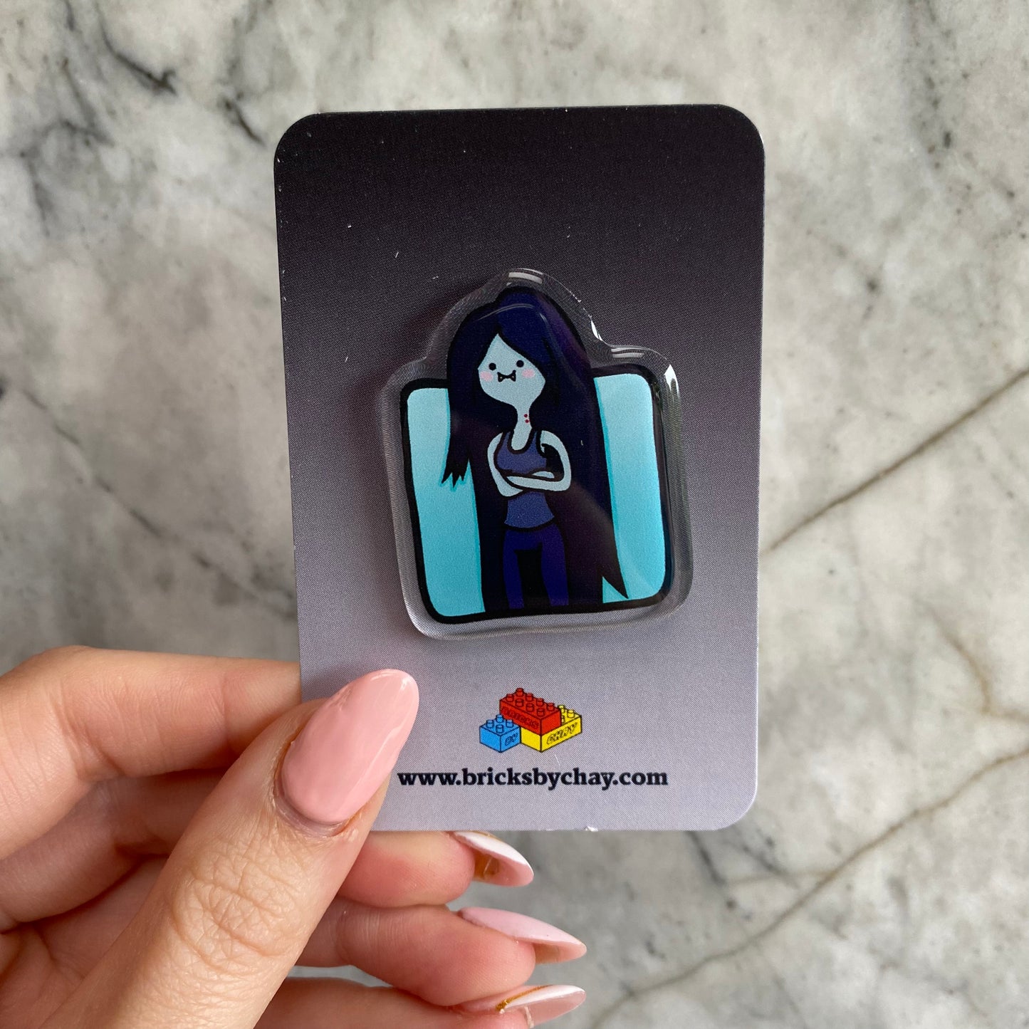 Princess Bubblegum and Marceline Acrylic Pins