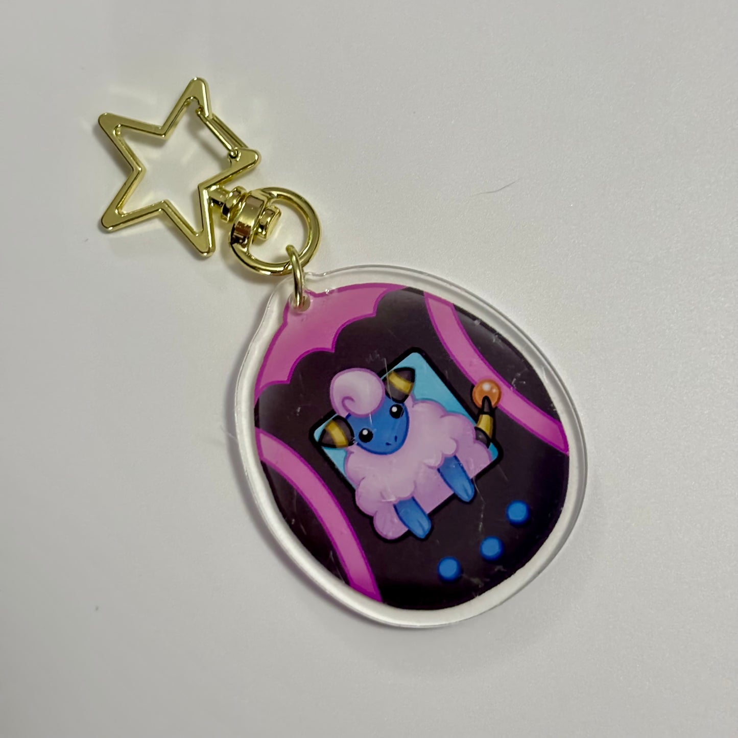 Electric Sheep Acrylic Charm