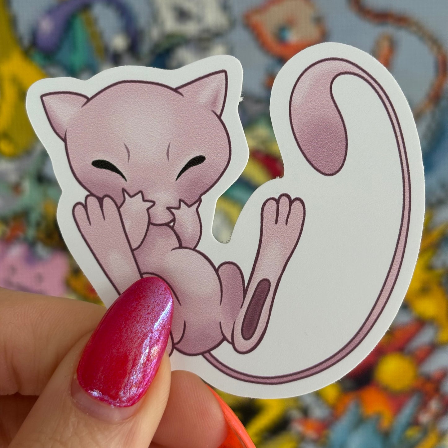 Pink Legendary Vinyl Sticker