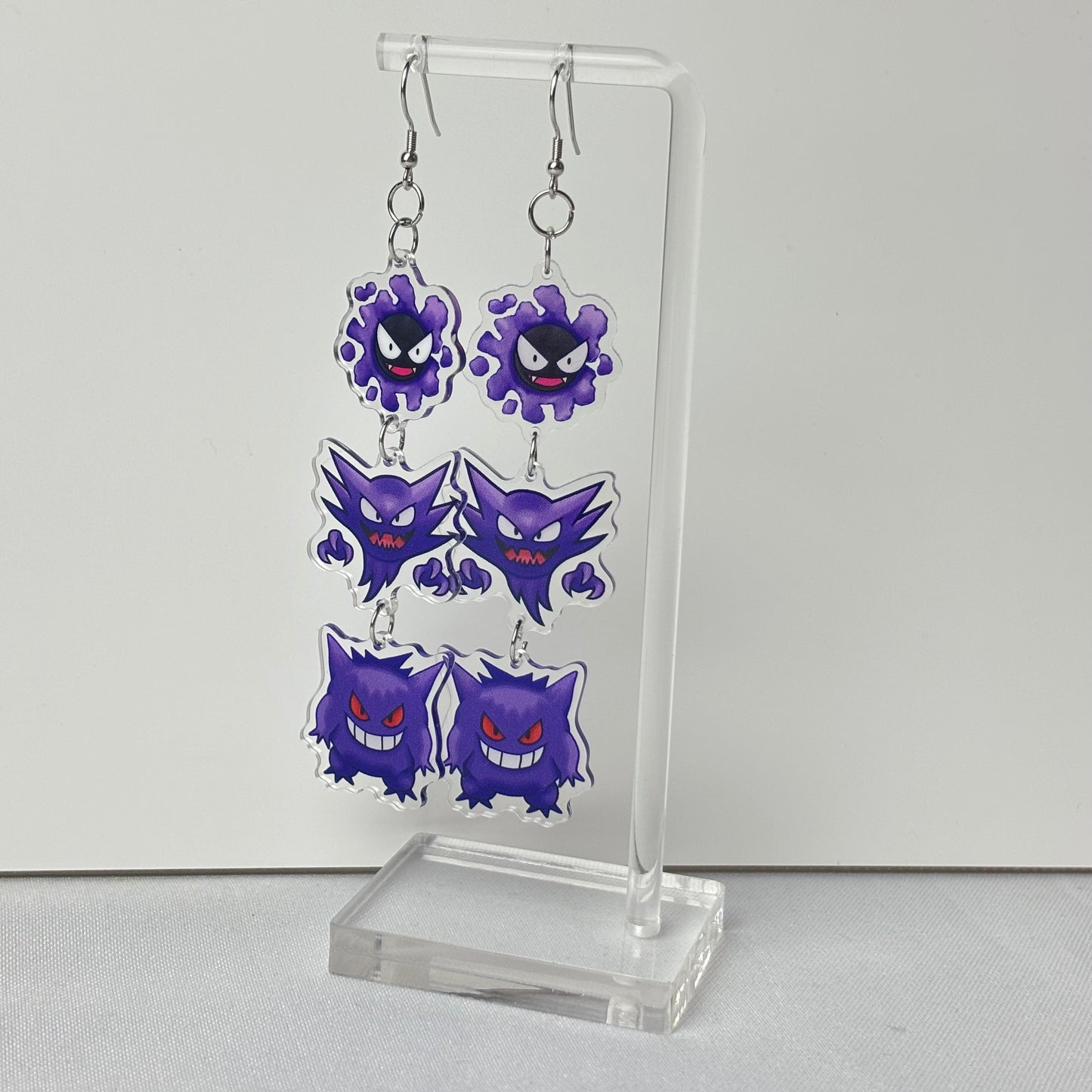 Ghost Trio Drop Earrings