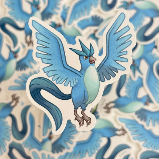 Ice Legendary Bird Vinyl Sticker