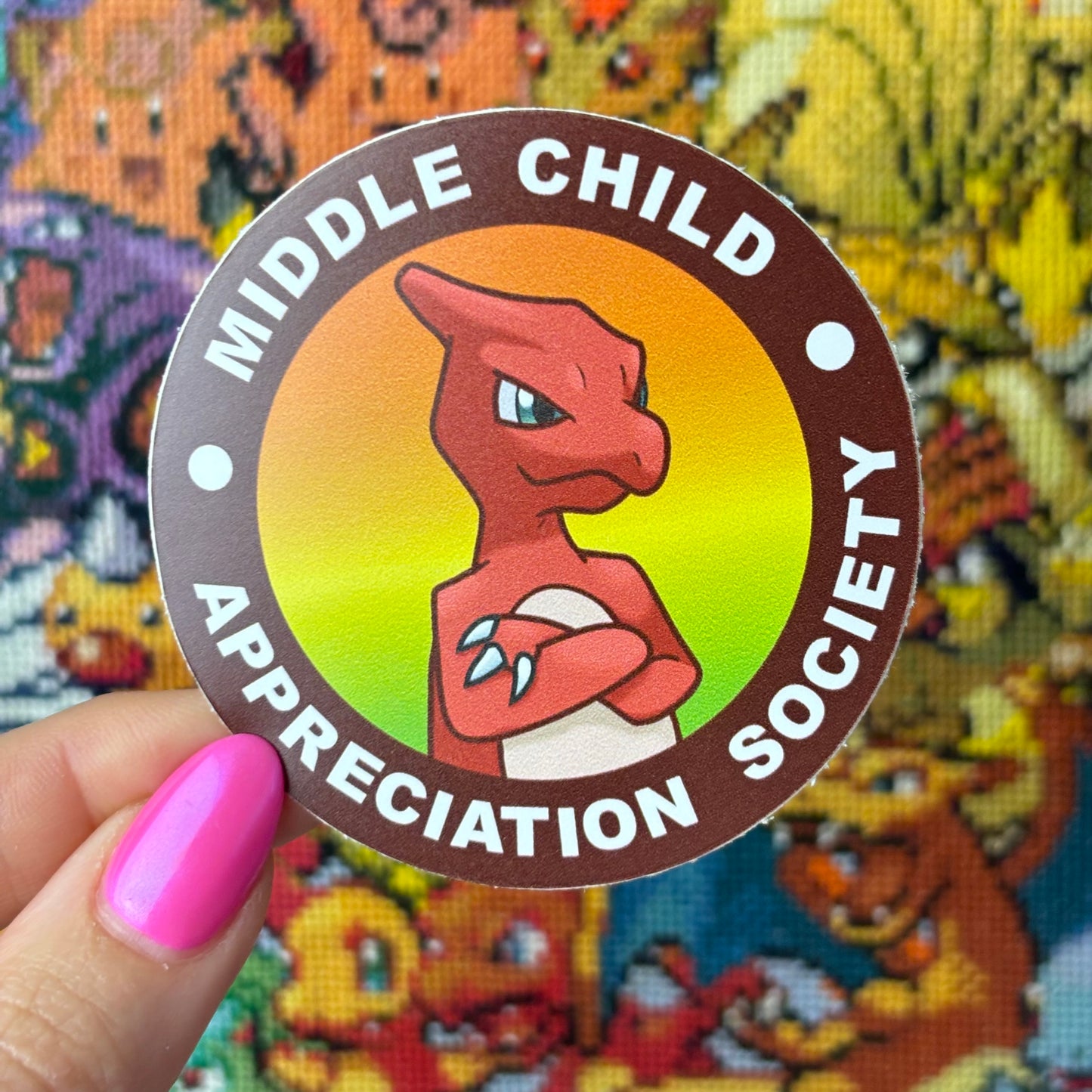 Middle Child Appreciation Society Vinyl Sticker