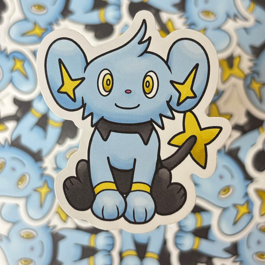 Electric Lion Vinyl Sticker