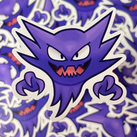 Haunting Ghost Vinyl Sticker