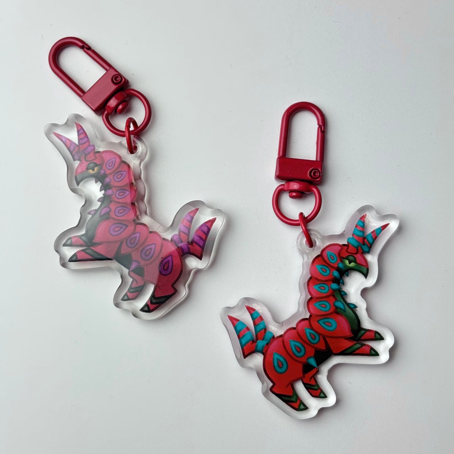 Double Sided Acrylic Charm Keychains