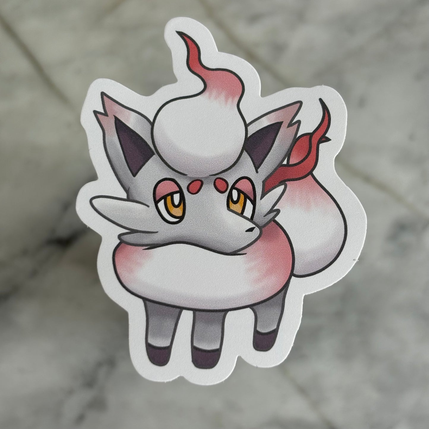 Spooky Fox Vinyl Stickers