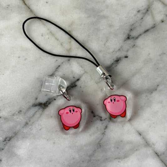 Pink Blob Acrylic Phone Charms