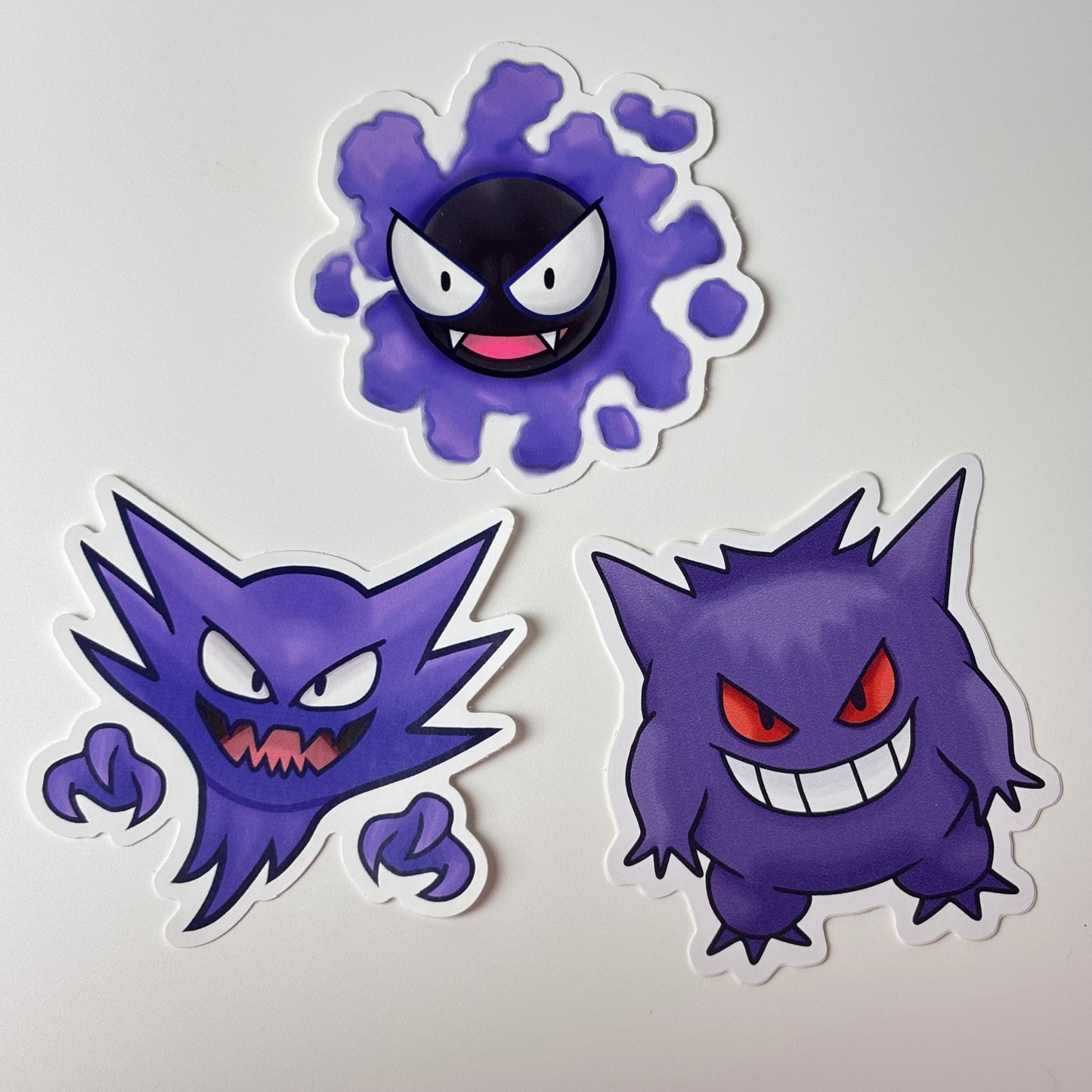 Purple Ghost Matt Vinyl Sticker