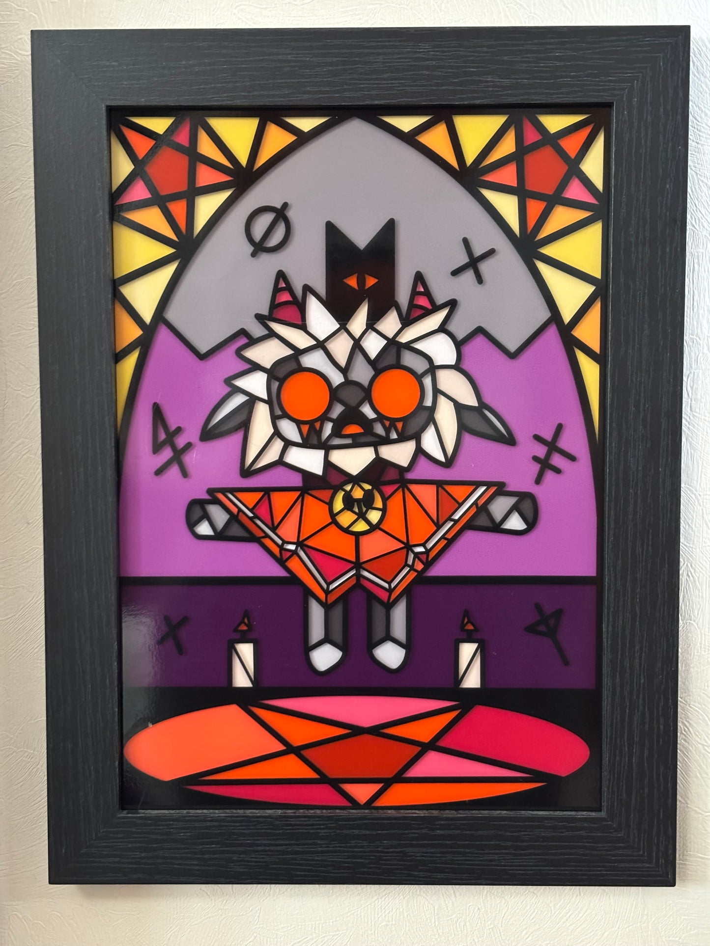 Lamb Stained Glass Effect Window Film