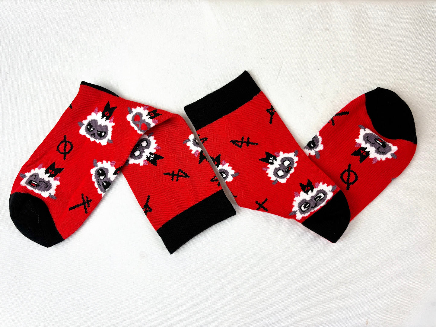 Lamb Crew Socks - One Size